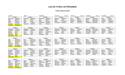 Fixture - LIGA DE FUTBOL DE PERGAMINO
