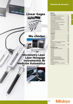 Micrómetro Láser Láser Hologage Instrumentos de