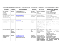 directorio de instituciones para personas con