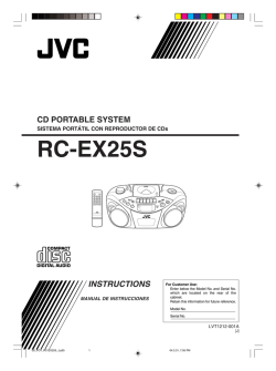 JVC RC-EX25S User Guide Manual