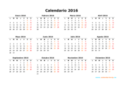 Calendario 2016 - Calendario VIP