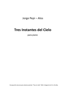 Tres Instantes del Cielo