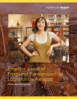 Empieza a usar el Programa Paneuropeo de Logística de Amazon
