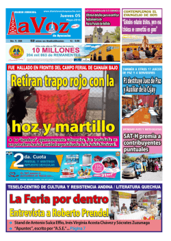 Jueves-05-Mayo-2016 - Diario La Voz de Ayacucho