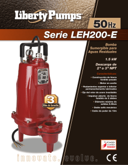 Serie LEH200-E - Liberty Pumps