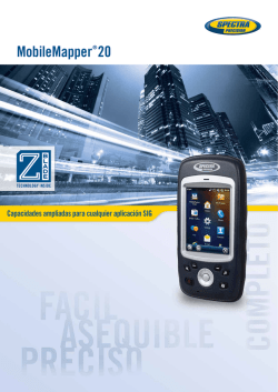 MobileMapper®20 - Geotecnologias