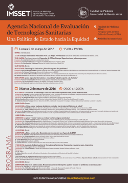 Agencia de Evaluación de Tecnologías Sanitarias