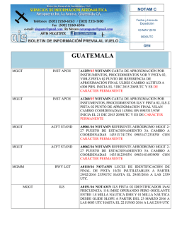 notam - Aeroclub de Guatemala