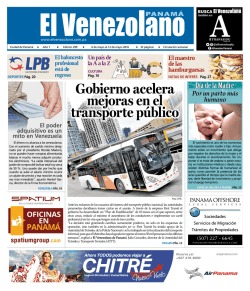 Gobierno acelera mejoras en el transporte público