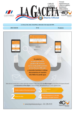 Gaceta con Firma digital