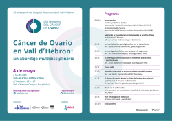 Programa en pdf - Vall d`Hebron Institute of Oncology