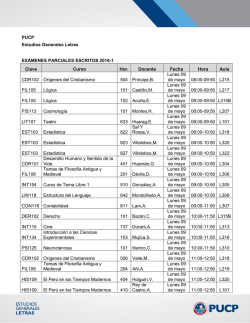 aulas de exámenes parciales escritos 2016-1