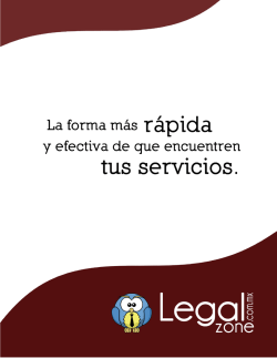 Brochure - Directorio de Abogados / Jurídico