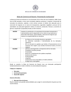 Bolsa de Comercio de Rosario- Presentación institucional