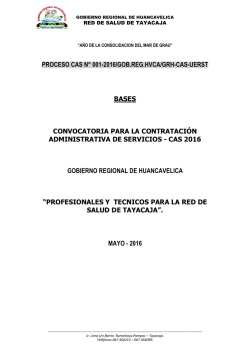 profesionales, tecnicos y administrativos para la red de salud de