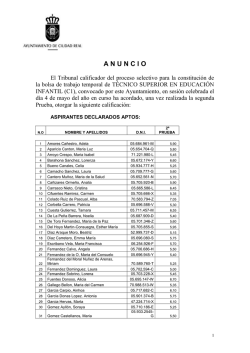 servicio de personal