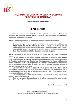 anuncio - Universidad de Sevilla