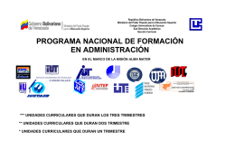 P.N.F. en Administración - Colegio Universitario de Caracas