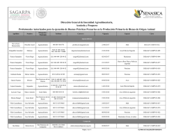 Profesionales Autorizados para la ejecusión de Buenas