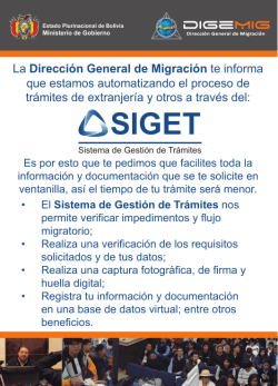 siget - Dirección General de Migración