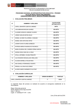 programa nacional de infraestructura educativa