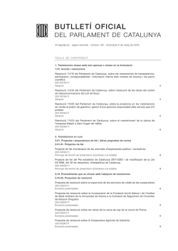 BOPC 124/11 - Parlament de Catalunya