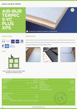 ficha air bur termic s-yc plus xps