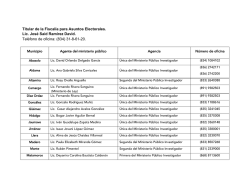Directorio Fiscal&iacute;a para Asuntos Electorales en Tamaulipas