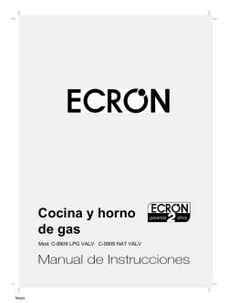cocinas de gas c9909lpg y c9909nat