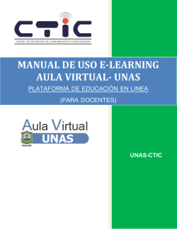 manual para docentes - Universidad Nacional Agraria de la Selva
