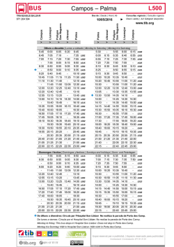 BUS Campos – Palma L500