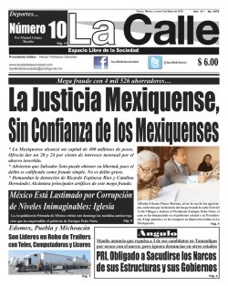 La Calle Espacio Libre de la Sociedad
