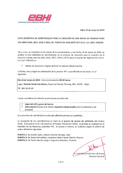 Lista Definitiva EBHI REF VIG010