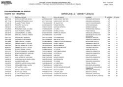 Listado por número adjudicado