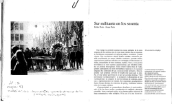 Ser militante en los sesenta. Esther Ruiz- Juana Paris