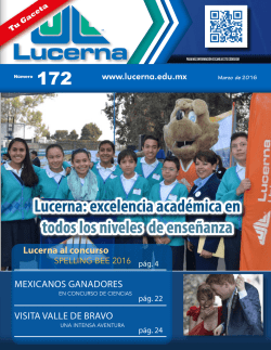 Marzo 1a quincena - Universidad Lucerna