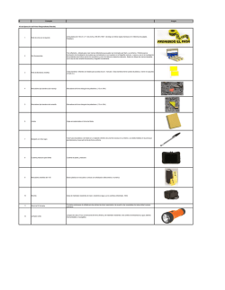 Componentes Kit Primer Respondiente FORTASEG 2016