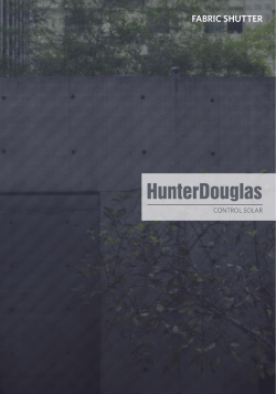 fabric shutter - Hunter Douglas Chile