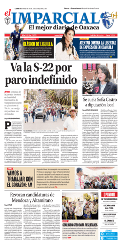 vamos a trabajar con - Imparcialoaxaca.mx