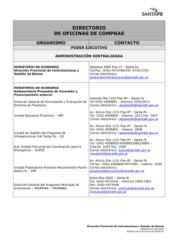 Directorio oficinas de compras