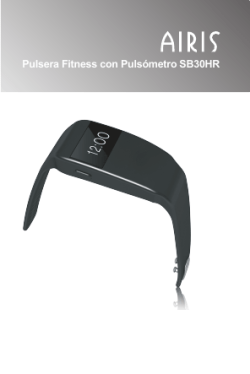 Pulsera Fitness con Pulsómetro SB30HR
