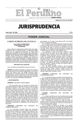 Sala penal permanente Casación N° 738-2014 Cajamarca
