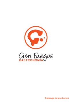 Catálogo de productos - Cien Fuegos Gastronomía