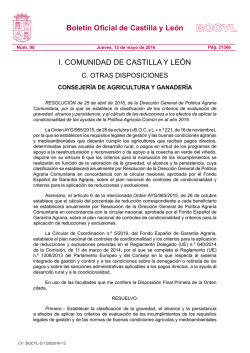 Boletín Oficial de Castilla y León