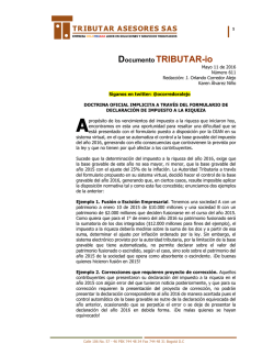 Documento TRIBUTAR-io - Tributar Asesores SAS