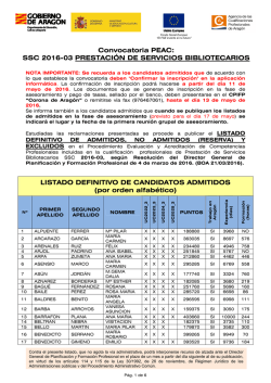 L2 PEAC SSC 2016-03 bibliotecas_LISTADO DEFINITIVO