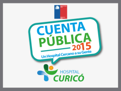 Presentación de PowerPoint - Hospital San Juan de Dios de Curicó