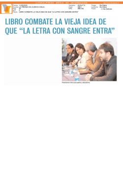 "LA LETRA CON SANGRE ENTRA".