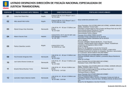 listado despachos direcci&oacute;n de fiscal&iacute;a nacional especializada de