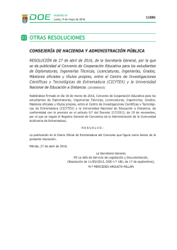 acuerdo - Diario Oficial de Extremadura